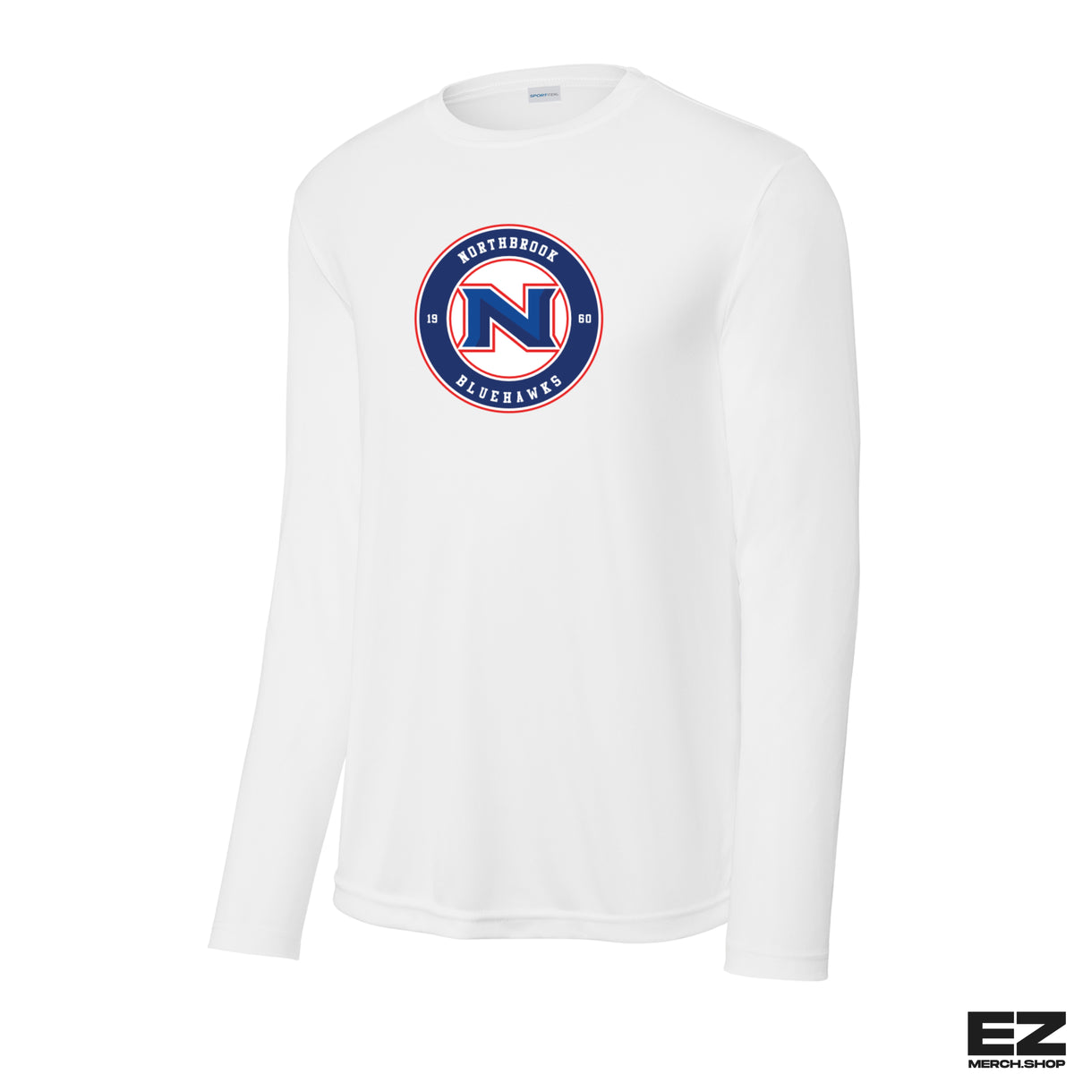 Bluehawks Sport-Tek Performance Long Sleeve Tee