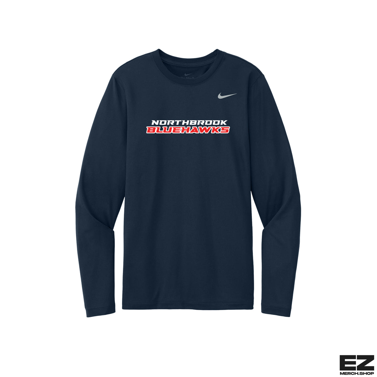 Bluehawks Nike Performance Long Sleeve Tee