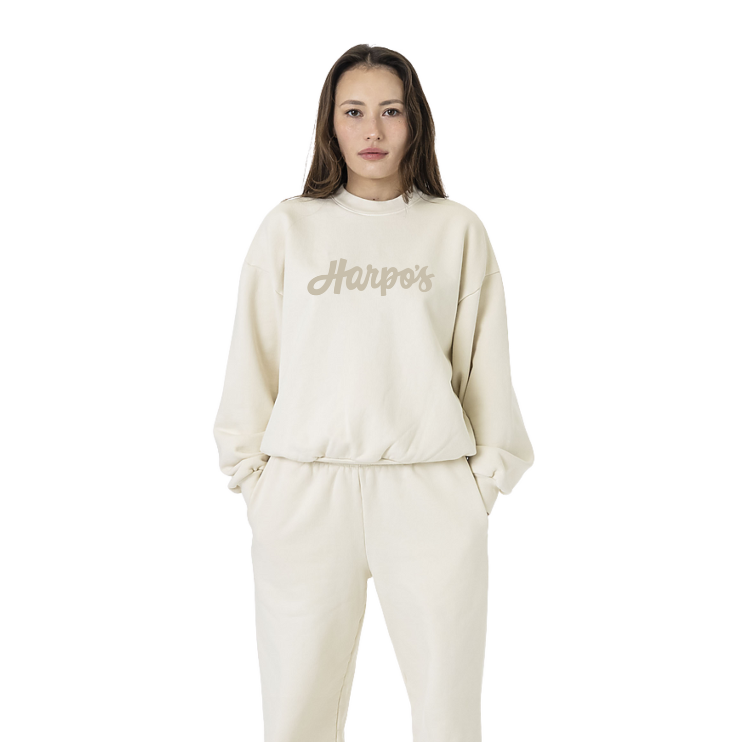 Harpo's Script Unisex Crew Neck