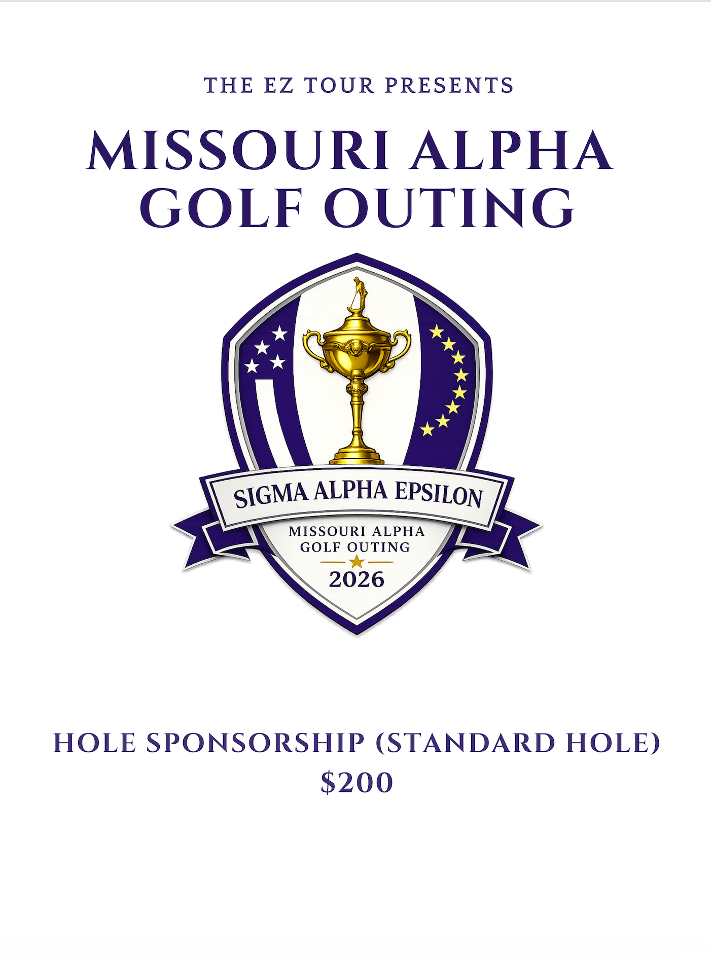 SAE Missouri Alpha Golf Outing 2026 Standard Hole Sponsorship
