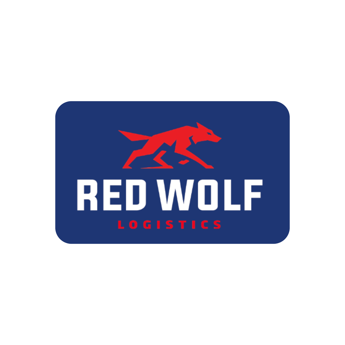 Red Wolf Logistics High Quality Vinyl Stickers (100 Pack)