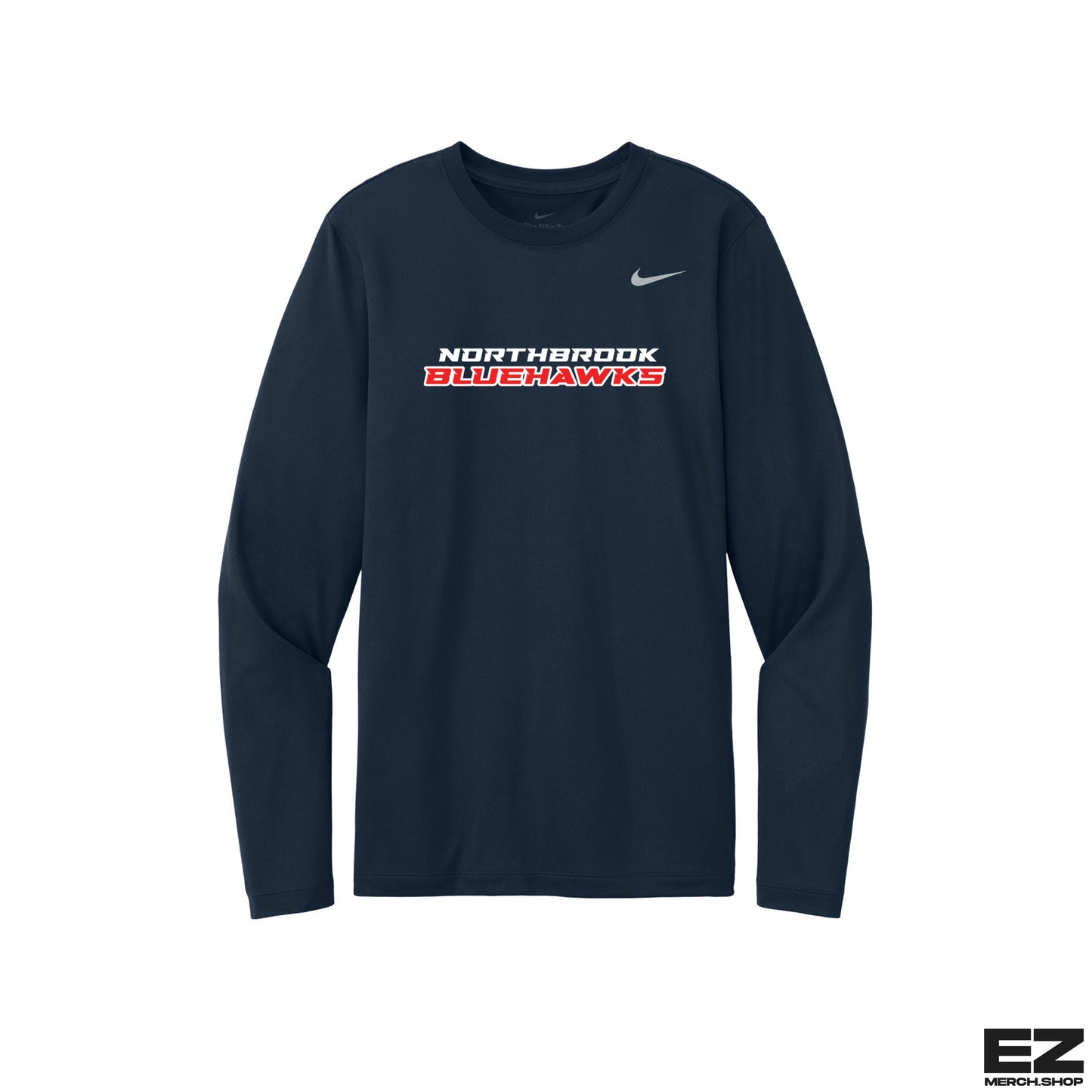 Bluehawks Nike Performance Long Sleeve Tee