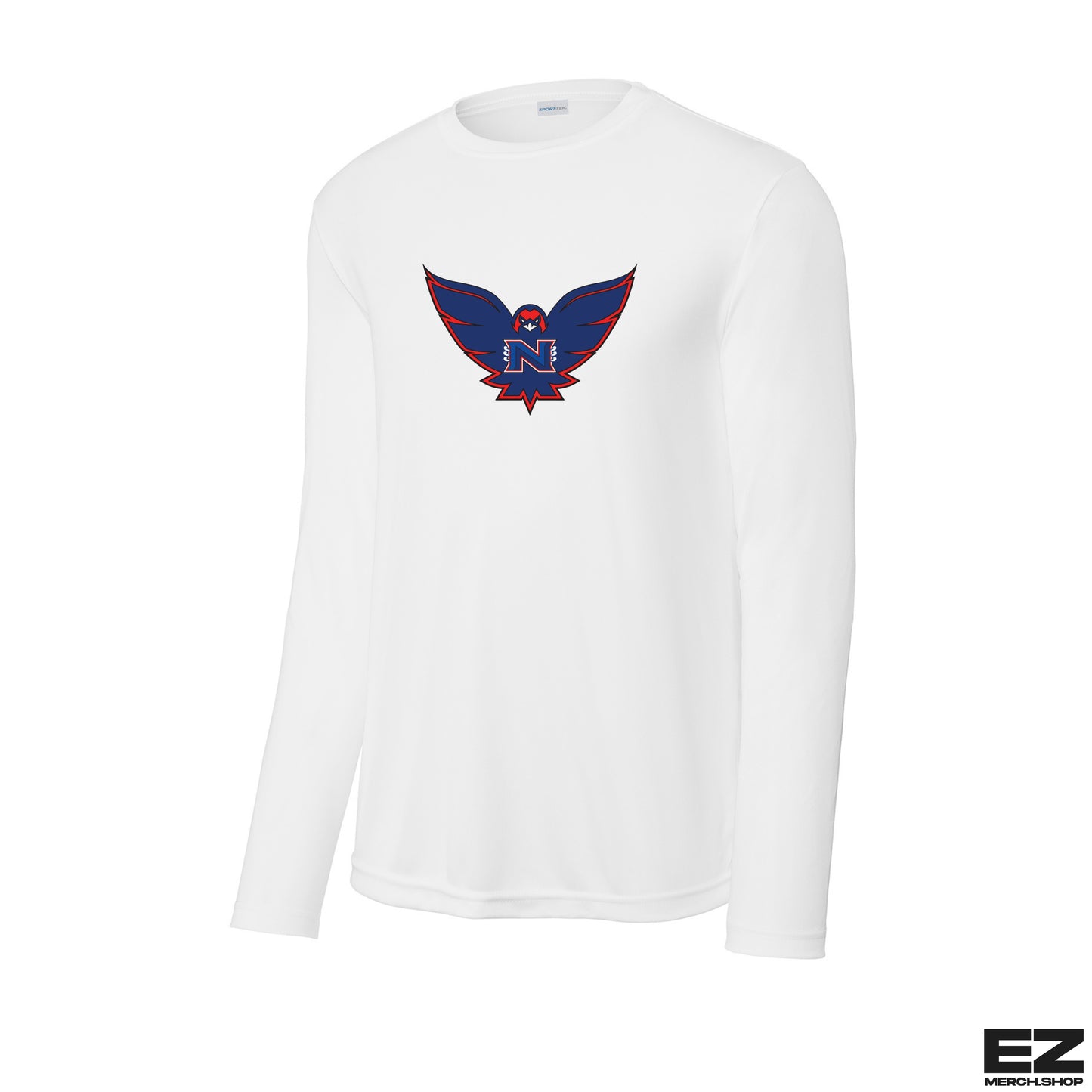 Bluehawks Spor-Tek Performance Long Sleeve Tee