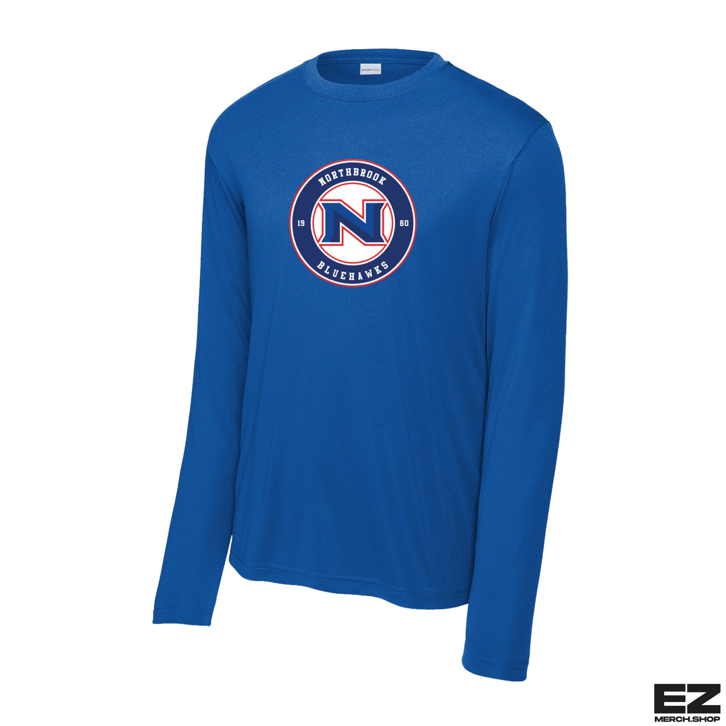 Bluehawks Spor-Tek Performance Long Sleeve Tee