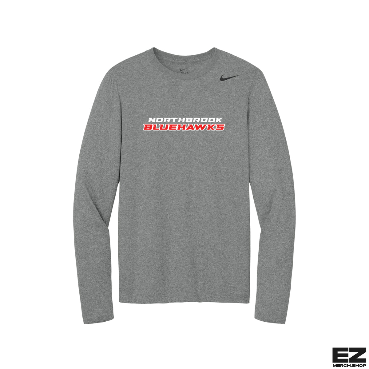 Bluehawks Nike Performance Long Sleeve Tee