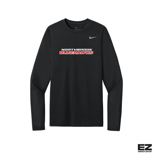 Bluehawks Nike Performance Long Sleeve Tee