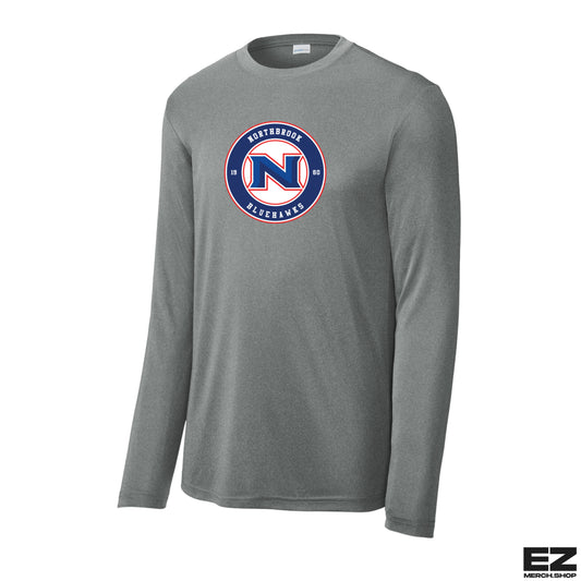 Bluehawks Sport-Tek Performance Long Sleeve Tee