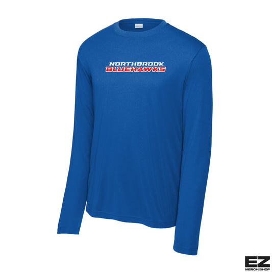 Bluehawks Sport-Tek Performance Long Sleeve Tee