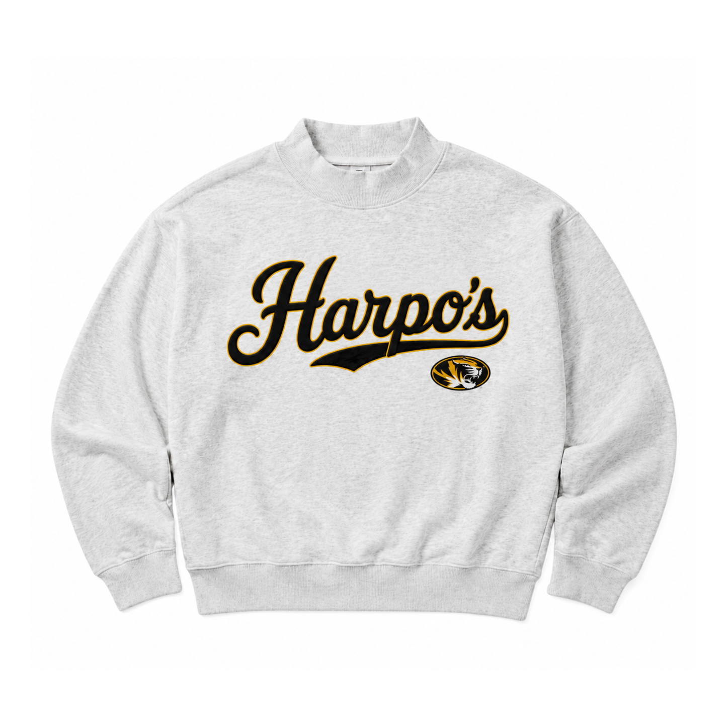 Premium Embroidered Harpo's Mock Neck