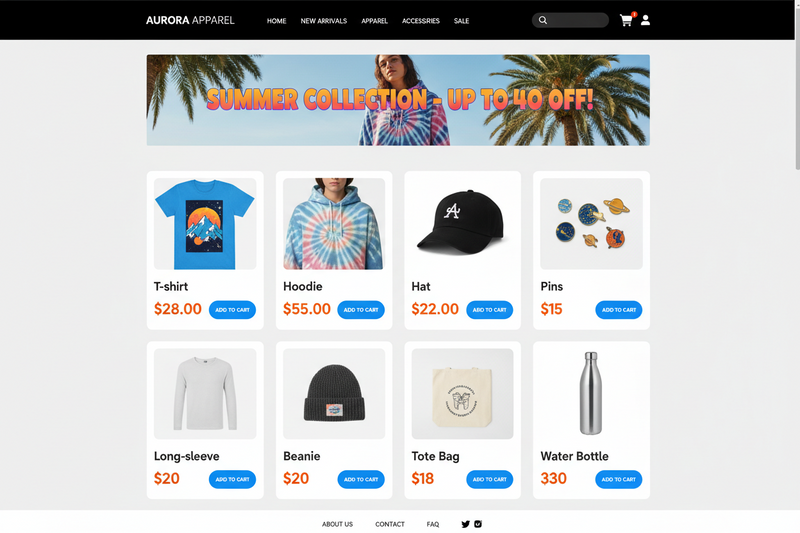 Branded Online Storefront